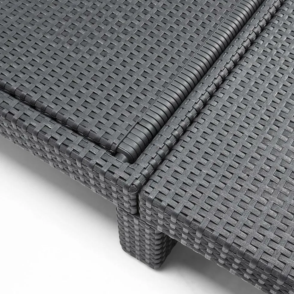 Keter Daytona Sunlounger ligbed graphite inclusief kussen