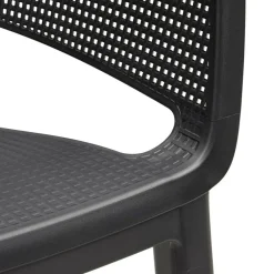 Keter Elisa stapelbare tuinstoel graphite