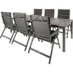 Kettler HPL 220 Basic Plus 6 verstelbaar tuinset antraciet