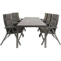 Kettler HPL 220 Basic Plus 6 verstelbaar tuinset antraciet