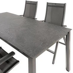 Kettler HPL 180 Easy 4 verstelbaar tuinset jura antraciet