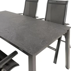 Kettler HPL 180 Legato 4 verstelbaar tuinset jura  antraciet