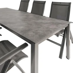 Kettler HPL 220 Legato 6 verstelbaar tuinset antraciet