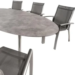 Kettler HPL Edge 240 Legato 6 dining tuinset antraciet