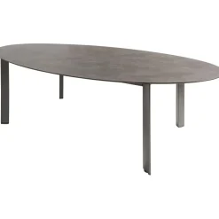 Kettler HPL Edge tuintafel ovaal 240 x 132 antraciet