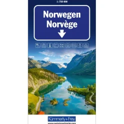 Kümmerly & Frey  Noorwegen wegenkaart