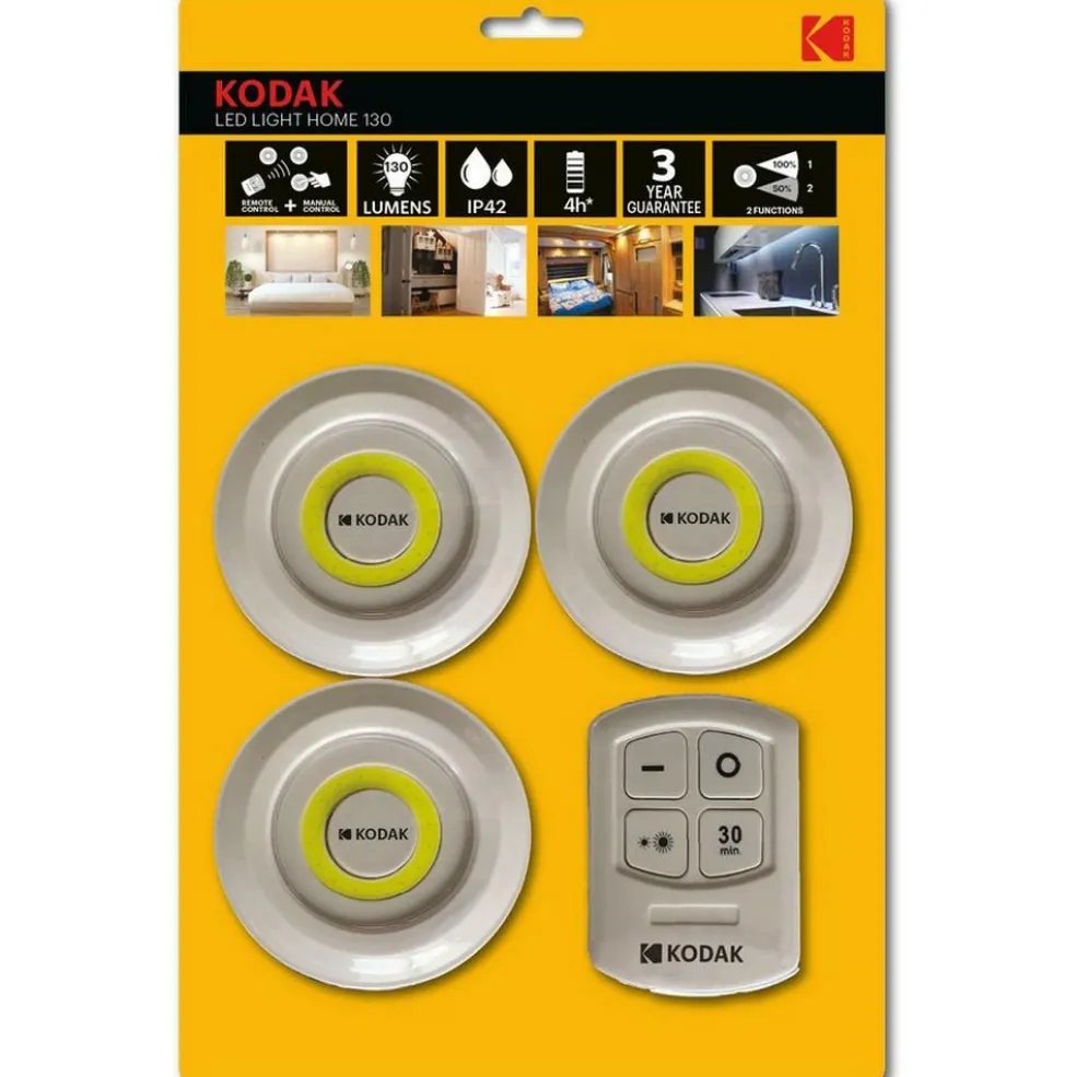 Kodak Light Home 130 LED lampen set van 3 stuks