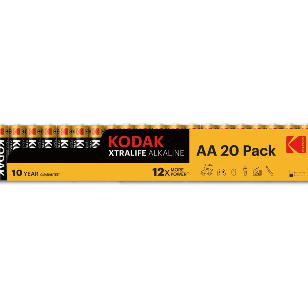 Kodak Xtralife Alkaline AA batterij 20-pack