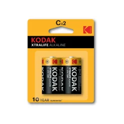 Kodak Xtralife Alkaline C batterij 2-pack