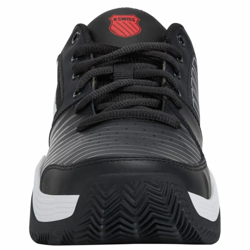 K-Swiss Court Express HB tennisschoenen heren stretch limo white high risk red