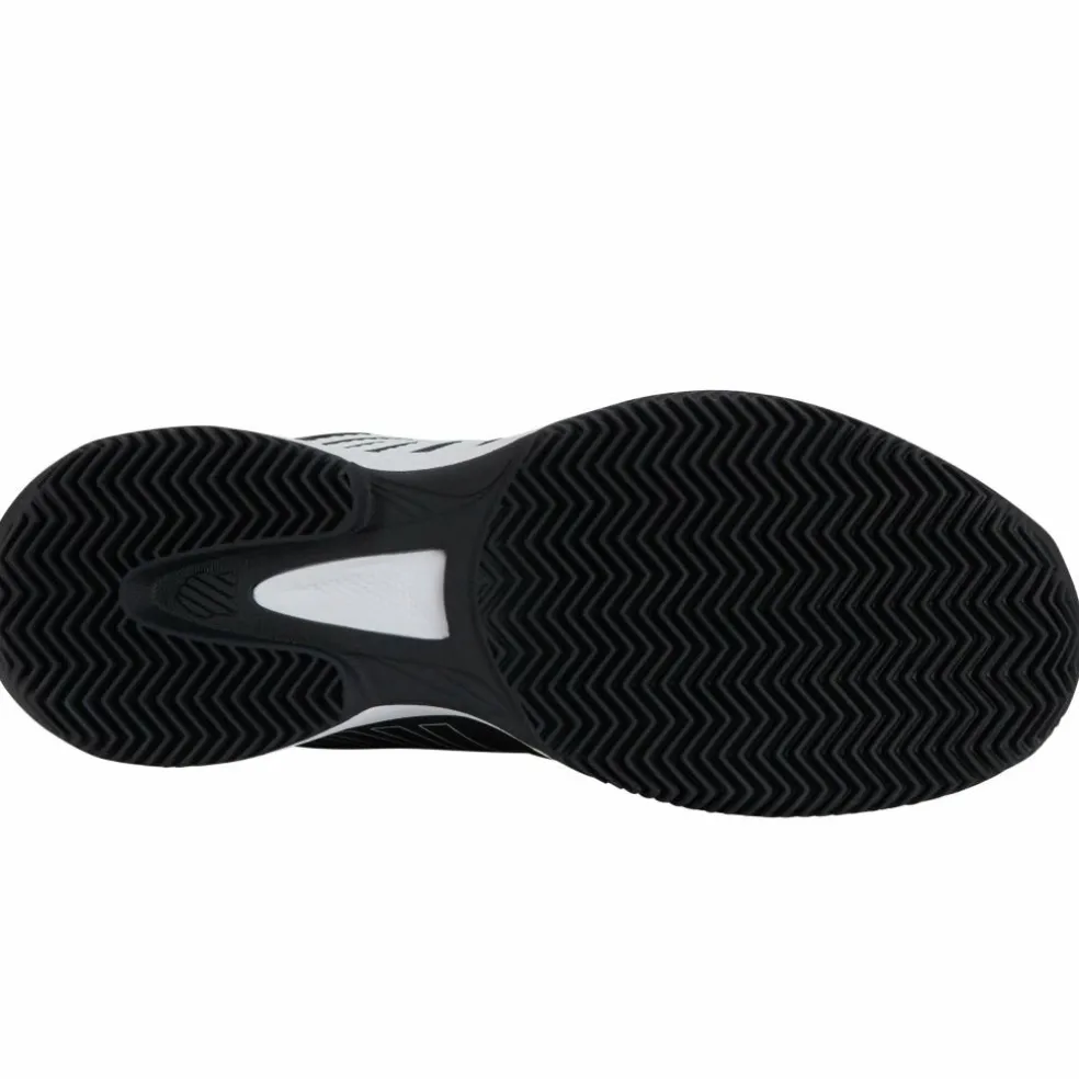 K-Swiss Court Express HB tennisschoenen heren stretch limo white high risk red