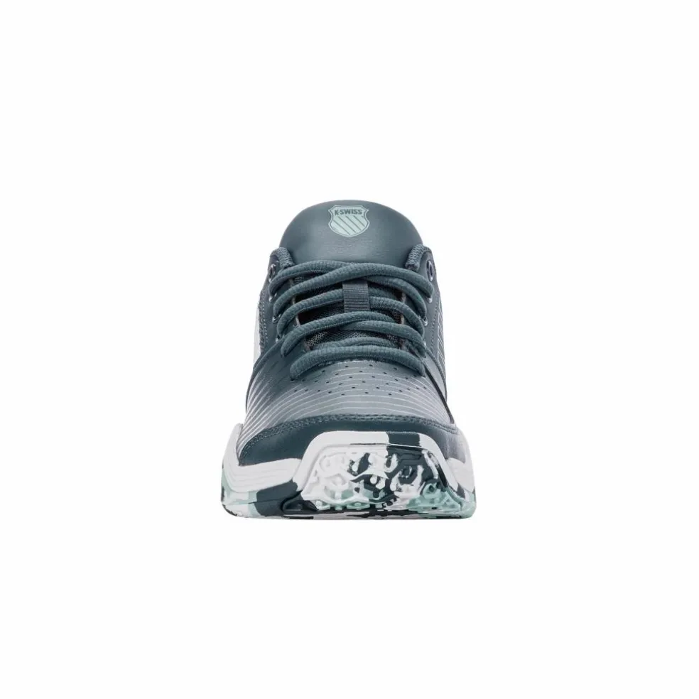 K-Swiss Court Express Omni tennisschoenen junior indian teal white aqua splash