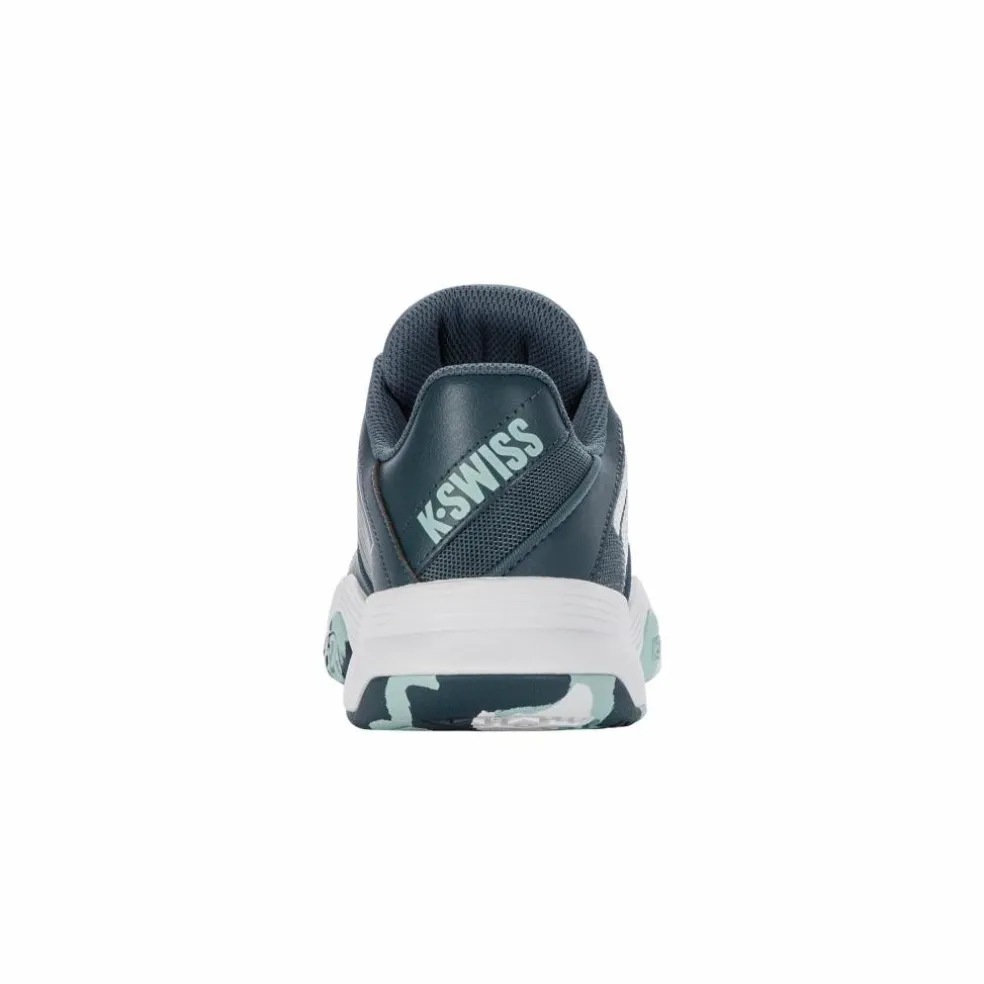 K-Swiss Court Express Omni tennisschoenen junior indian teal white aqua splash