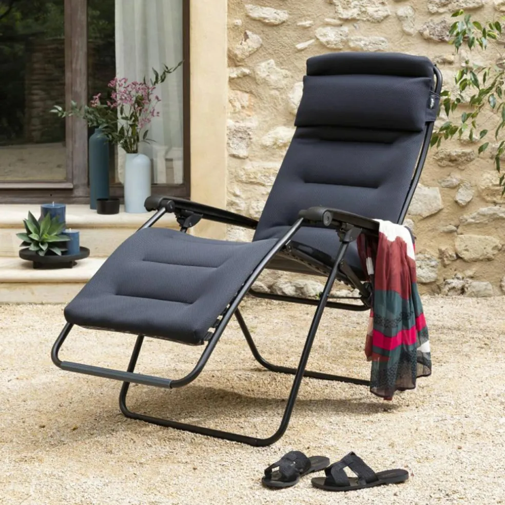 Lafuma RSX Clip AirComfort relaxstoel noir acier