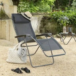 Lafuma RSXA Clip Batyline Iso relaxstoel black noir