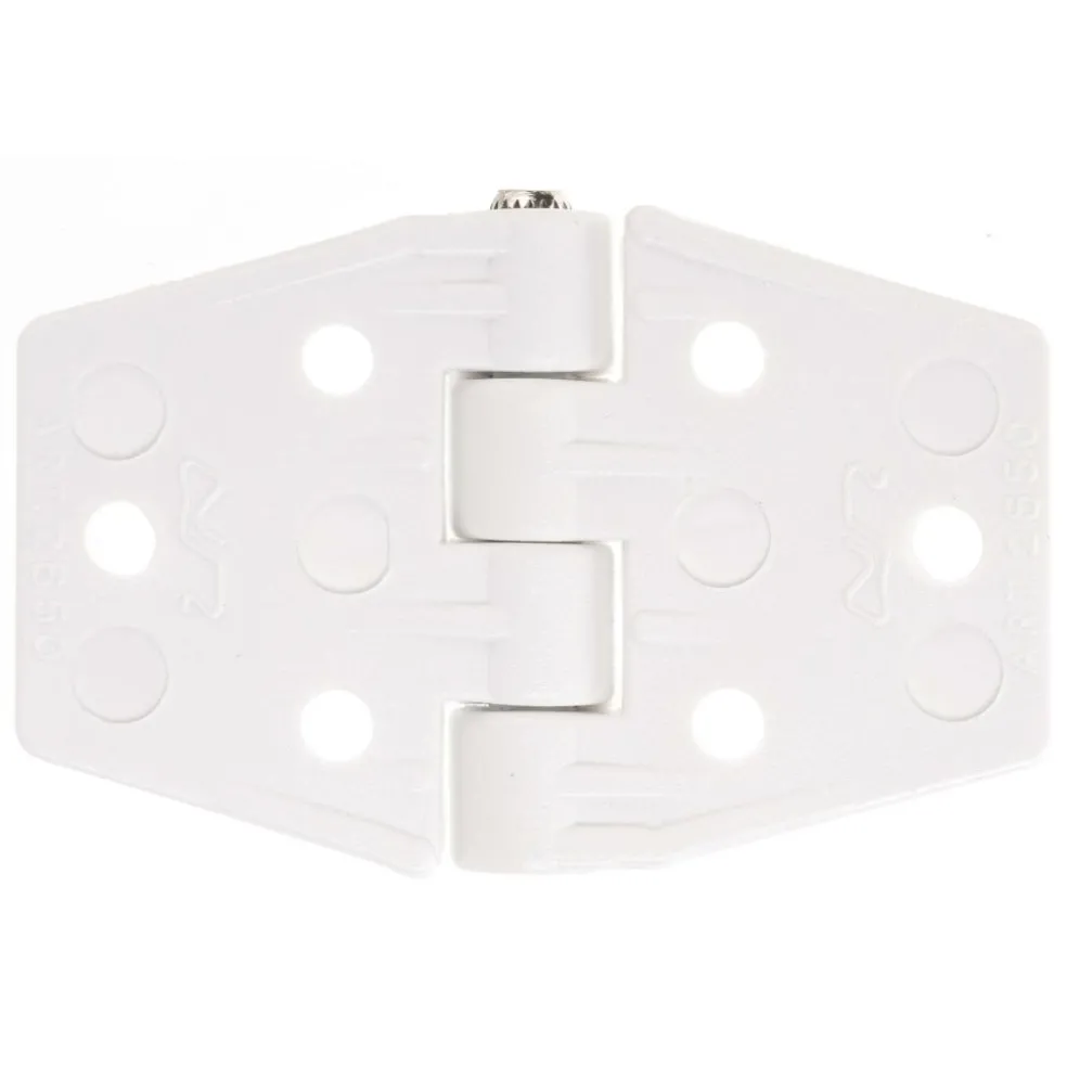 Lalizas scharnier 63 x 40 x 4,5 mm wit