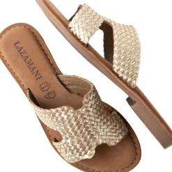 Lazamani Flor slippers dames gold