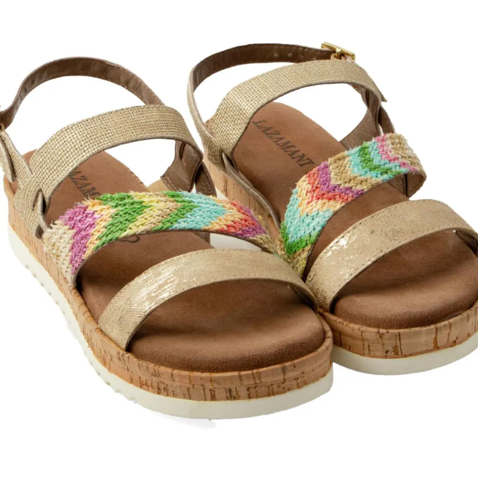 Lazamani Lindy sandalen dames gold