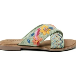 Lazamani Livia slippers dames mint