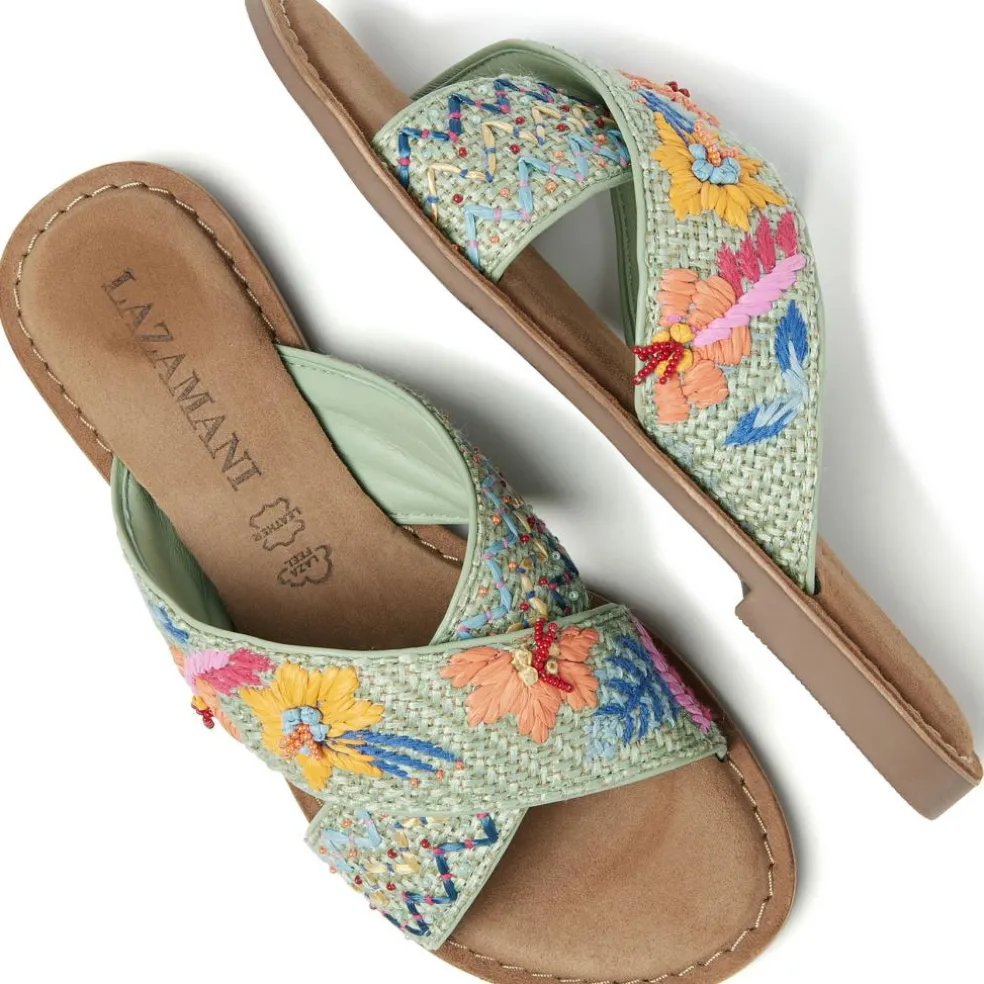 Lazamani Livia slippers dames mint