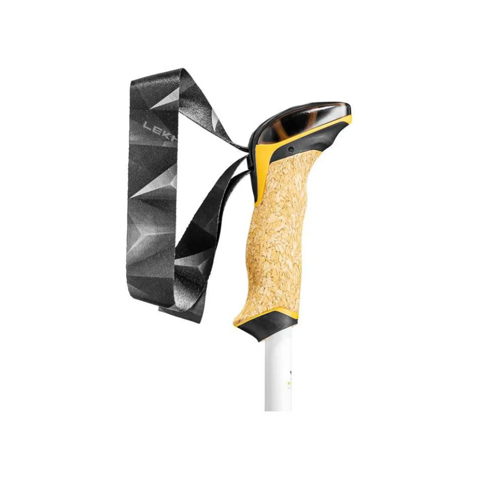 Leki Cressida wandelstokken mango white silver