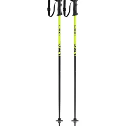 Leki Rider skistokken junior black neon yellow white