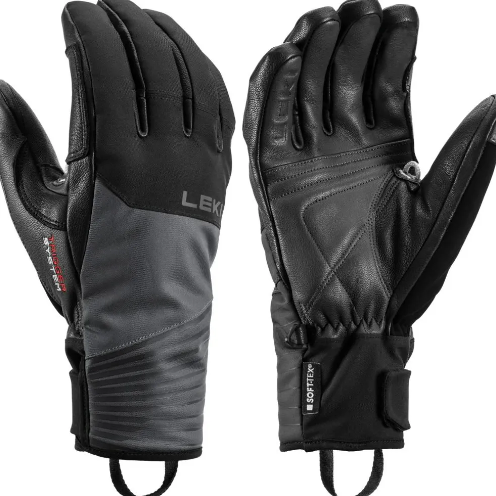 Leki Sparrow 3D handschoenen heren black graphite
