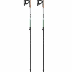 Leki Spin Shark SL wandelstokken white smokegreen dark anthracite