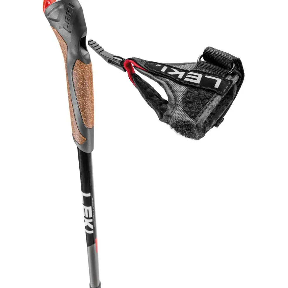 Leki Spin wandelstokken black silvergrey white