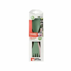Light My Fire  Spork Bio Medium bestek sandy green dusty pink 2-pack