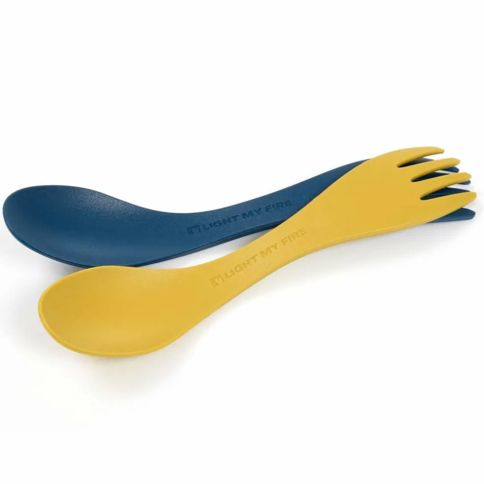 Light My Fire Spork Little bestek musty yellow hazy blue 2-pack