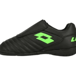 Lotto Milano 700 ID K zaalvoetbalschoenen junior all black spring green