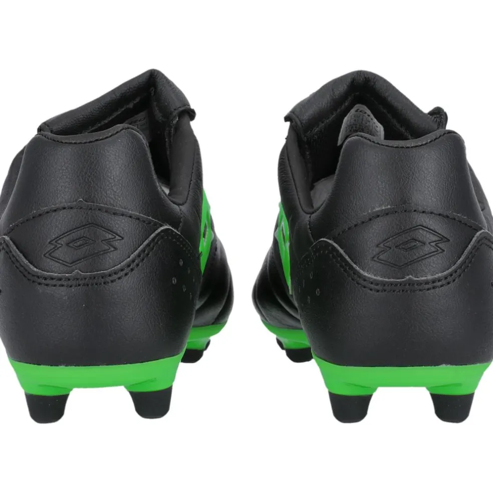 Lotto Stadio 200 FG voetbalschoenen heren all black spring green