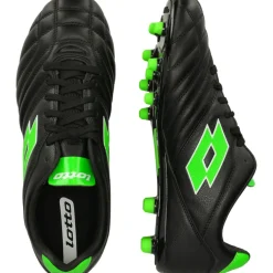Lotto Stadio 300 III FG voetbalschoenen heren all black spring green