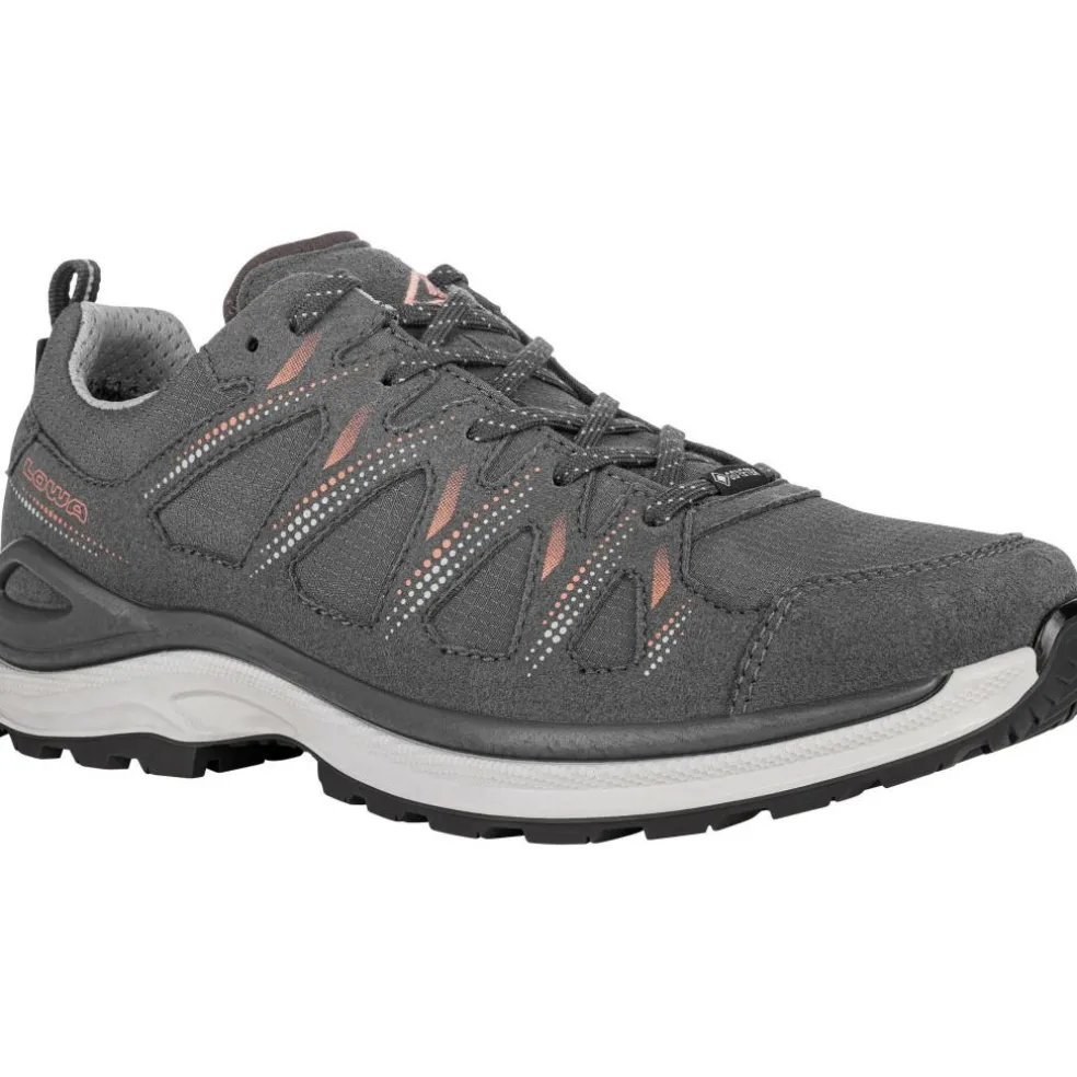 Lowa Innox Evo II GTX Ws wandelschoenen dames asphalt salmon