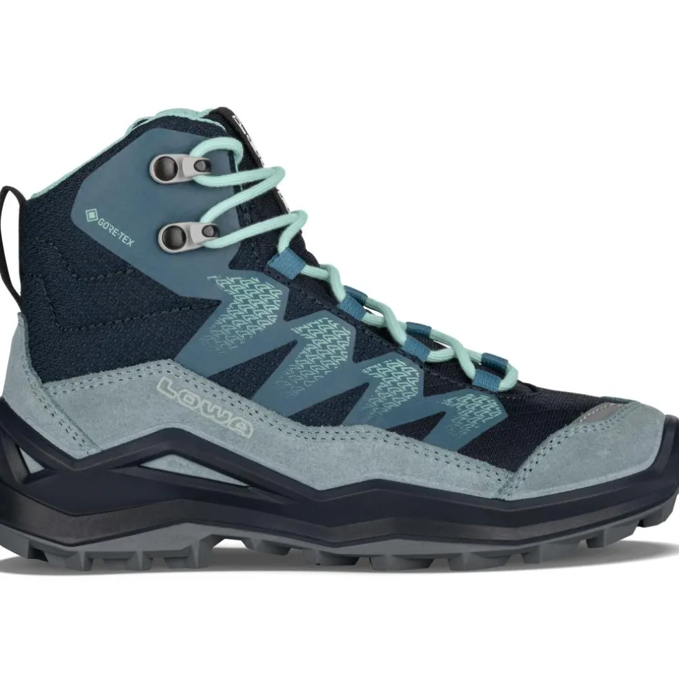 Lowa Maddox Pro GTX Mid wandelschoenen junior kinderen navy smoke blue