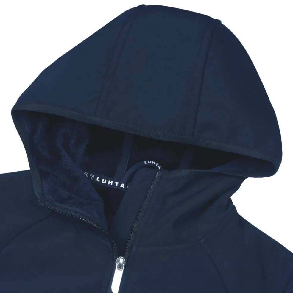 Luhta Annikkala softshell jas dames dark blue