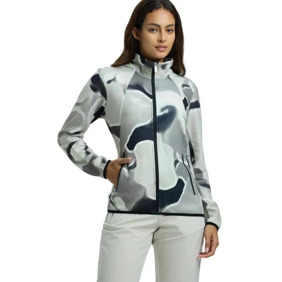 Luhta Auttoinen fleece vest dames powder