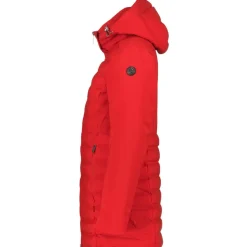 Luhta Ilomantsi parka outdoor jack dames cranberry