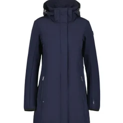 Luhta Iloniemi parka softshell jas dames dark blue