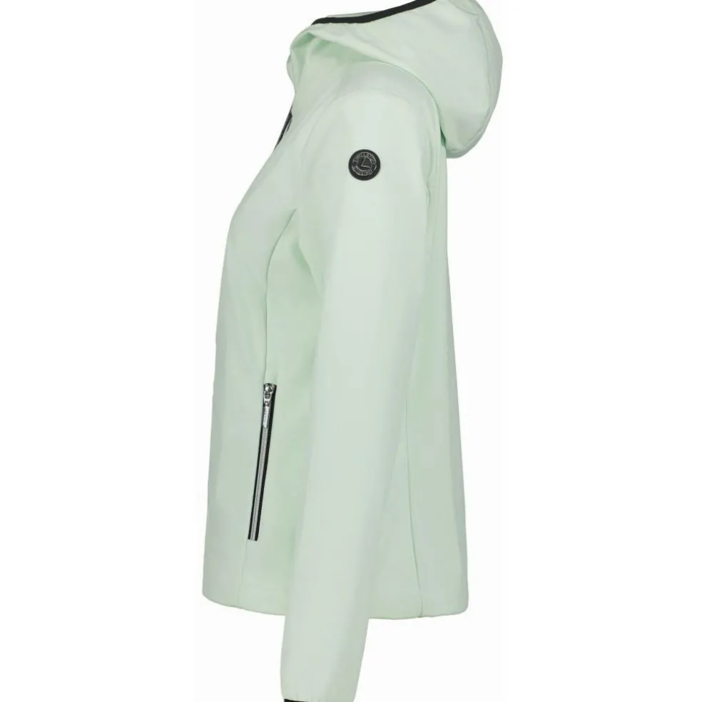 Luhta Innola softshell jas dames aloe