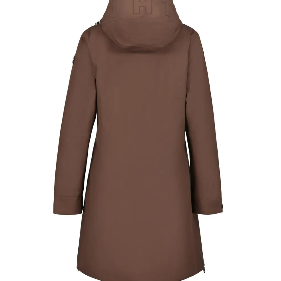 Luhta Iskola parka outdoor jack dames dark brown