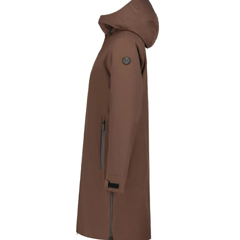 Luhta Iskola parka outdoor jack dames dark brown