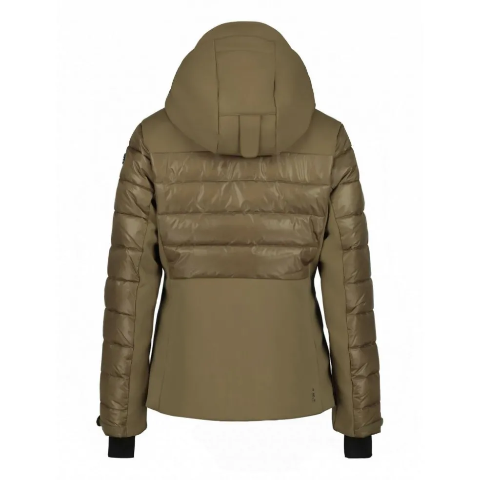 Luhta Mallatunturit softshell winterjas dames brown