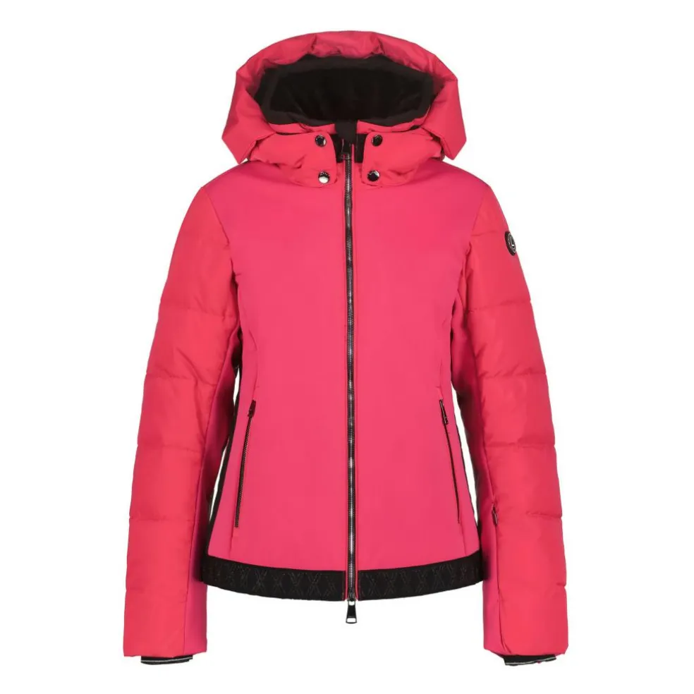 Luhta Salmivaara softshell winterjas dames raspberry