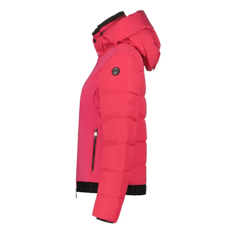 Luhta Salmivaara softshell winterjas dames raspberry