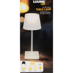 Luume Draagbare tafellamp wit
