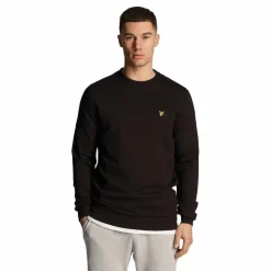 Lyle & Scott Fly fleece sweater heren jet black
