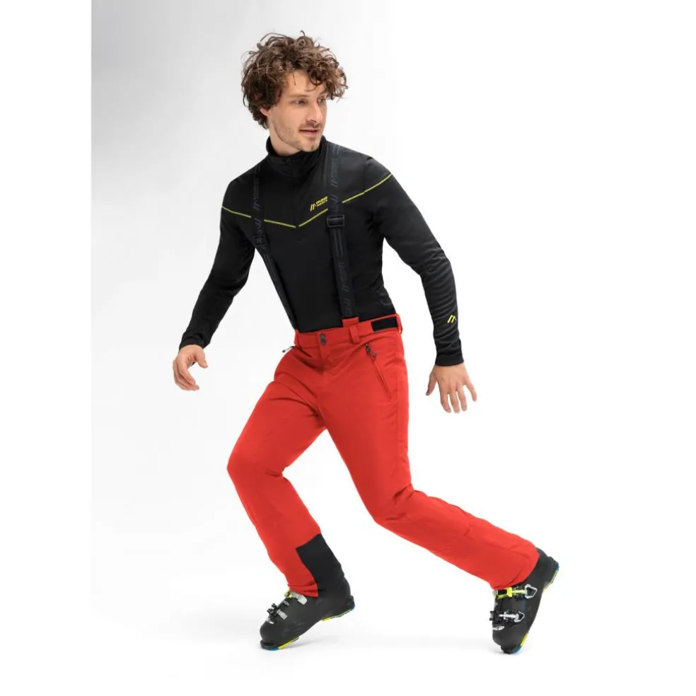 Maier Sports ANTON SLIM 2.0 skibroek heren paprika flame