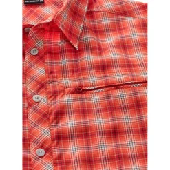 Maier Sports Kasen S/S overhemd heren red check